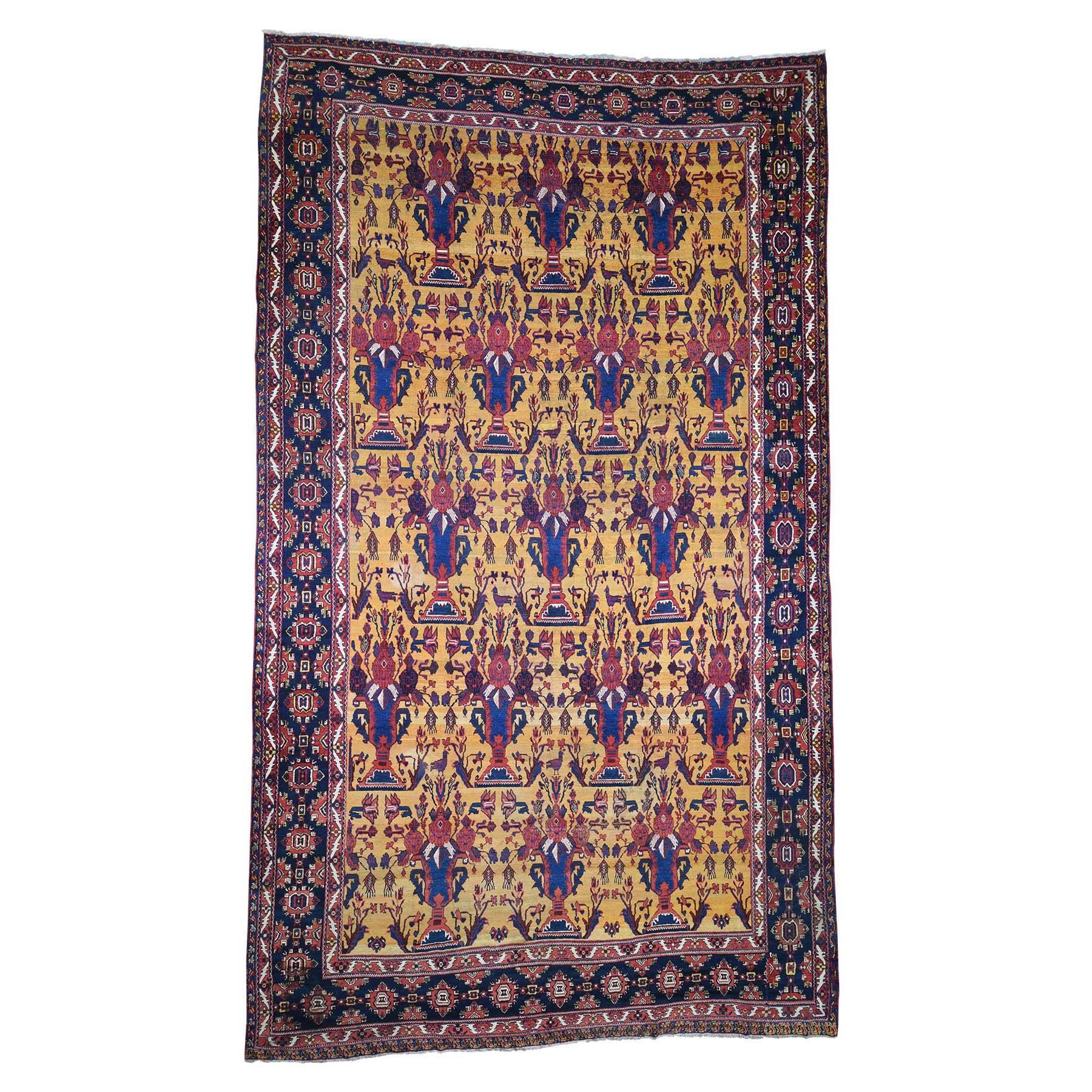 Casual Wool Hand-Knotted Area Rug 10'4
